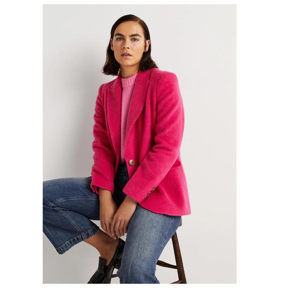 BODEN Drawn Wool Blazer Size US/12 - Picture 3 of 16